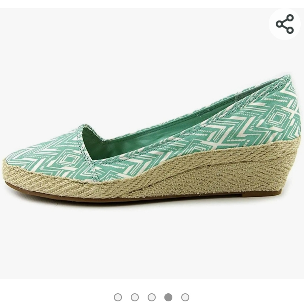 Lucky Brand Tomlin Chevron Wedge Espadrilles, 10M